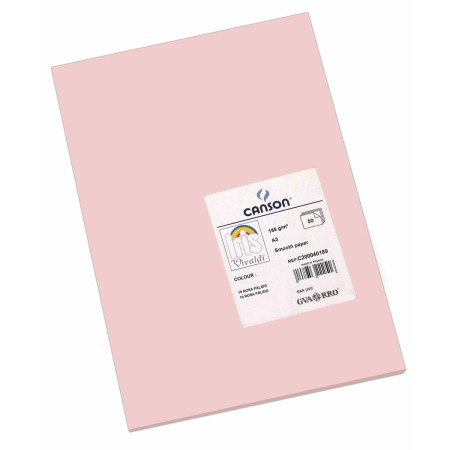 Papiers carton Iris 29,7 x 42 cm Rose (50 Unités)