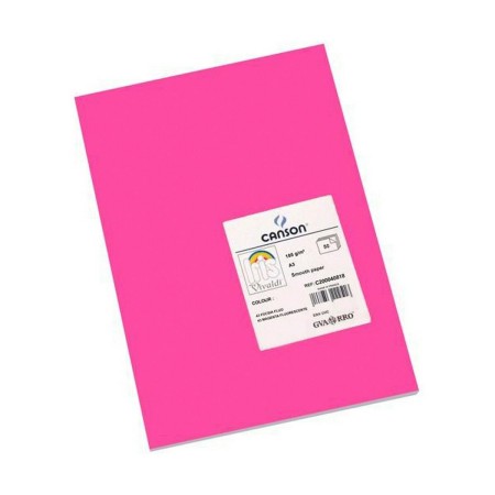 Papiers carton Iris 29,7 x 42 cm Rose chaud (50 Unités)