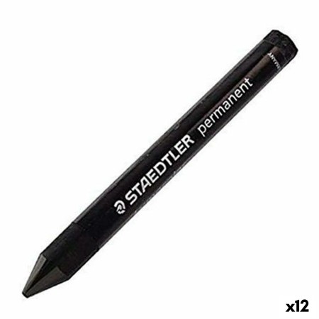 Crayon de cire Staedtler Lumocolor 236-9 Noir (12 Unités)