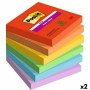 Notas Adhesivas Post-it Super Sticky 76 x 76 mm Multicolor (2 Unidades)