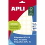 Etiquetas adhesivas Apli Blanco Ø 1,3 cm 10 Hojas (10 Unidades)