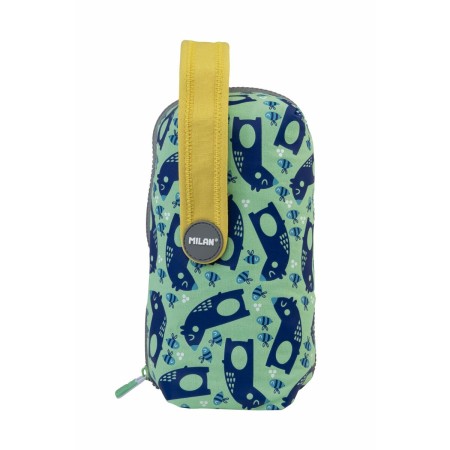 Estuche Escolar con Accesorios Milan Net & Lit 22,5 x 11,5 x 11 cm Verde