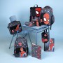 Trousse Scolaire avec Accessoires Spiderman 43 Pièces Noir (12,5 x 6,5 x 19,5 cm)