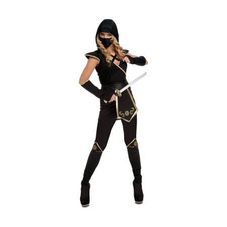 Déguisement pour Adultes My Other Me Noir Ninja (4 Pièces)