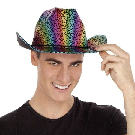 Chapeau Rainbow My Other Me Taille unique 58 cm Cow-boy