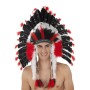 Penacho My Other Me Indian chief Rojo Negro