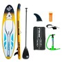 Planche de Paddle Surf Gonflable avec Accessoires Kohala Arrow 1 Jaune (310 x 81 x 15 cm)