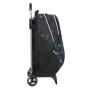 Mochila Escolar con Ruedas Batman Bat-Tech Negro