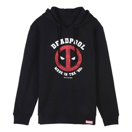 Sweat à capuche homme Deadpool Noir