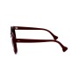 Lunettes de soleil Unisexe Saturnino MARS BORDEAUX POLISHED GUN BRIDGE
