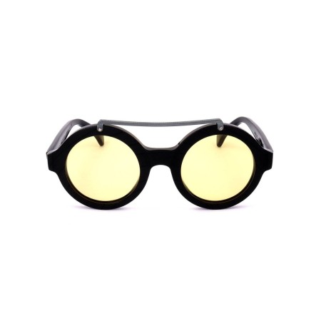 Lunettes de soleil Homme Saturnino MERCURY BLACK_VYNIL POLISHED LASER SILVER MATTE BRIDGE