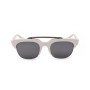 Gafas de Sol Mujer Saturnino META JUPITER COOL GRAY POLISHED NICKEL BRIDGE (BASS STRING)