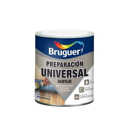 Préparation de la surface Bruguer 5120576 Universel Acrylique Apprêt 250 ml Blanc Mat