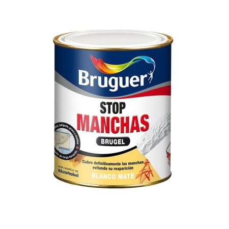 Pintura Bruguer 5056560 Sin Olor Antimanchas Blanco 750 ml Mate