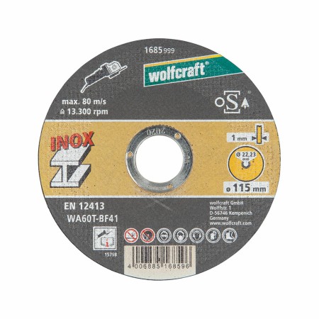 Disque de coupe Wolfcraft 1685999