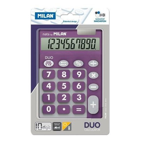 Calculatrice Milan DUO 14,5 x 10,6 x 2,1 cm Lila