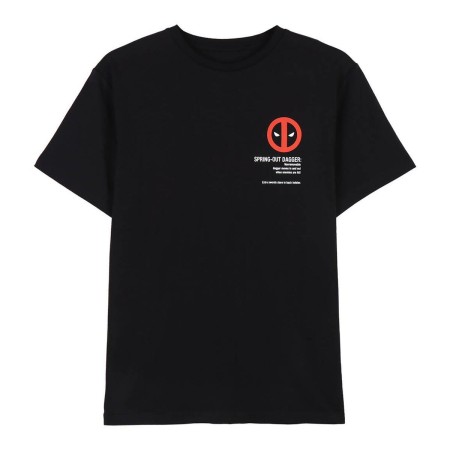 T-shirt à manches courtes femme Deadpool Noir