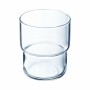 Set de Vasos Arcoroc Log Transparente Vidrio 270 ml 6 Piezas