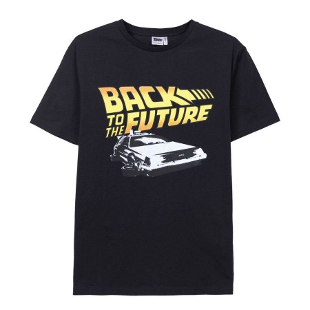 T-shirt à manches courtes homme Back to the Future Noir