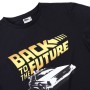 T-shirt à manches courtes homme Back to the Future Noir