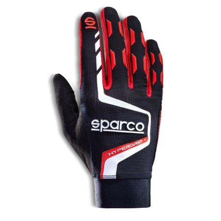 Gants Sparco HYPERGRIP+ Noir/Rouge 10