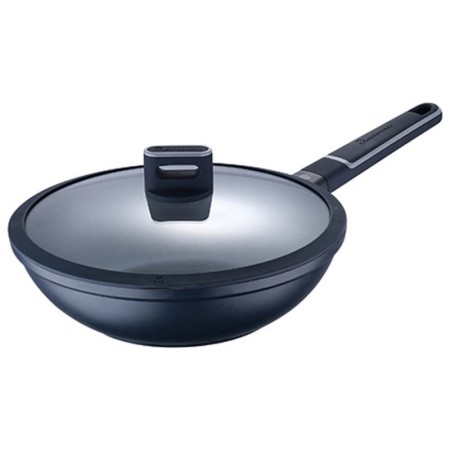 Wok Masterpro Indigo Noir Aluminium (Ø 28 cm)