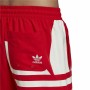 Bañador Hombre Adidas Big Trefoil Rojo