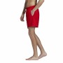 Maillot de bain homme Adidas Big Trefoil Rouge