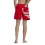 Bañador Hombre Adidas Big Trefoil Rojo