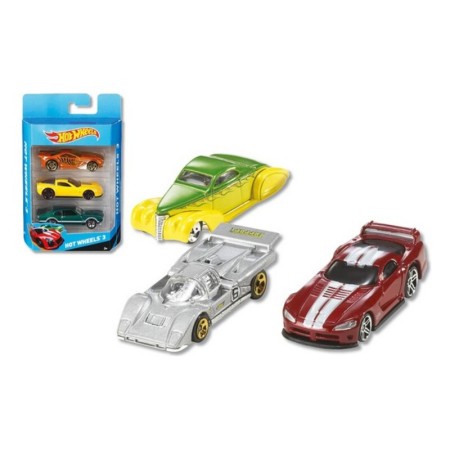 Jeu de Véhicules Hot Wheels Métal (3 Pcs)