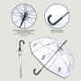 Parapluie Mickey Mouse Transparent Noir