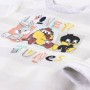 Barboteuse à Manches Longues pour Bébé Looney Tunes Blanc Gris