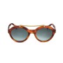 Lunettes de soleil Unisexe Saturnino PASIFE LIGHT AVANA POLISHED GOLD MATTE BRIDGE
