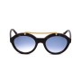 Lunettes de soleil Unisexe Saturnino PASIFE DARK AVANA MATTE GOLD MATTE BRIDGE