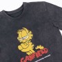 T-shirt à manches courtes femme Garfield Noir