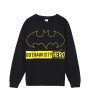 Sweat sans capuche homme Batman Noir