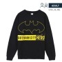 Sweat sans capuche homme Batman Noir