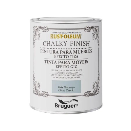 Pintura Bruguer Rust-oleum Chalky Finish 5733887 Muebles 750 ml Gris Marengo