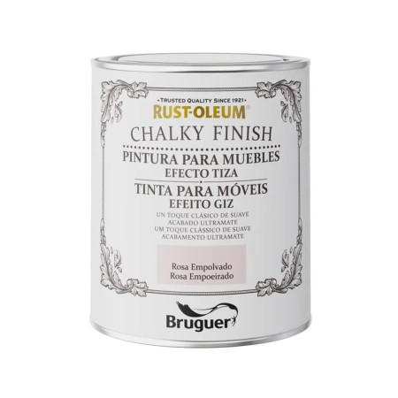 Peinture Bruguer Rust-oleum Chalky Finish 5733891 Meubles Dusty Pink 750 ml