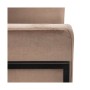 Fauteuil 74 x 67 x 87,5 cm Tissu Synthétique Métal Taupe