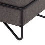 Coffre 82 x 42 x 44 cm Tissu Synthétique Métal