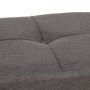 Coffre 82 x 42 x 44 cm Tissu Synthétique Métal