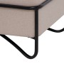 Coffre 82 x 42 x 44 cm Tissu Synthétique Métal