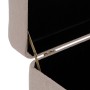 Coffre 82 x 42 x 44 cm Tissu Synthétique Métal
