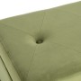 Coffre 83 x 40 x 43 cm Tissu Synthétique Métal