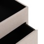 Coffre 95 x 50 x 50 cm Tissu Synthétique Bois
