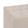 Coffre 95 x 50 x 50 cm Tissu Synthétique Bois