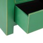 Mesita de Noche 43 x 34 x 55 cm Madera Verde DMF