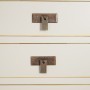 Mesita de Noche 44 x 34 x 77 cm Madera Crema DMF