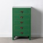 Mesita de Noche 44 x 34 x 77 cm Madera Verde DMF